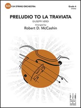 Preludio to La Traviata Orchestra sheet music cover